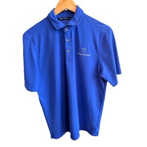 Cutter & Buck Performance Polo Mens Small Blue Troubadour Golf Shirt Field Club